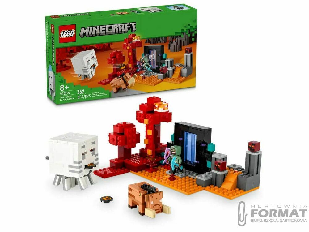LEGO 21255 MINECRAFT Zasadzka w portalu do Netheru 1