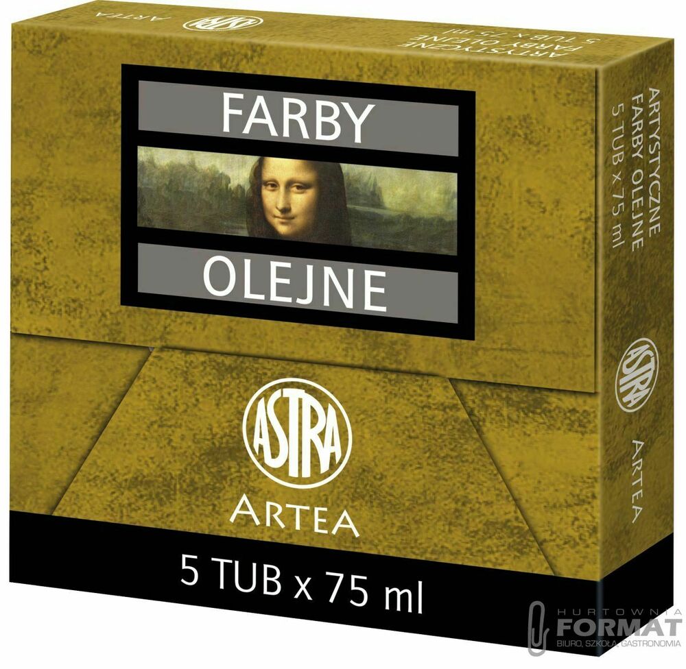 Farba olejna Artea kolor: biały tytanowy 75ml 1 kolor. 1