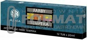 Farba tempera Artea kolor: mix 20ml 12 kolor. 1