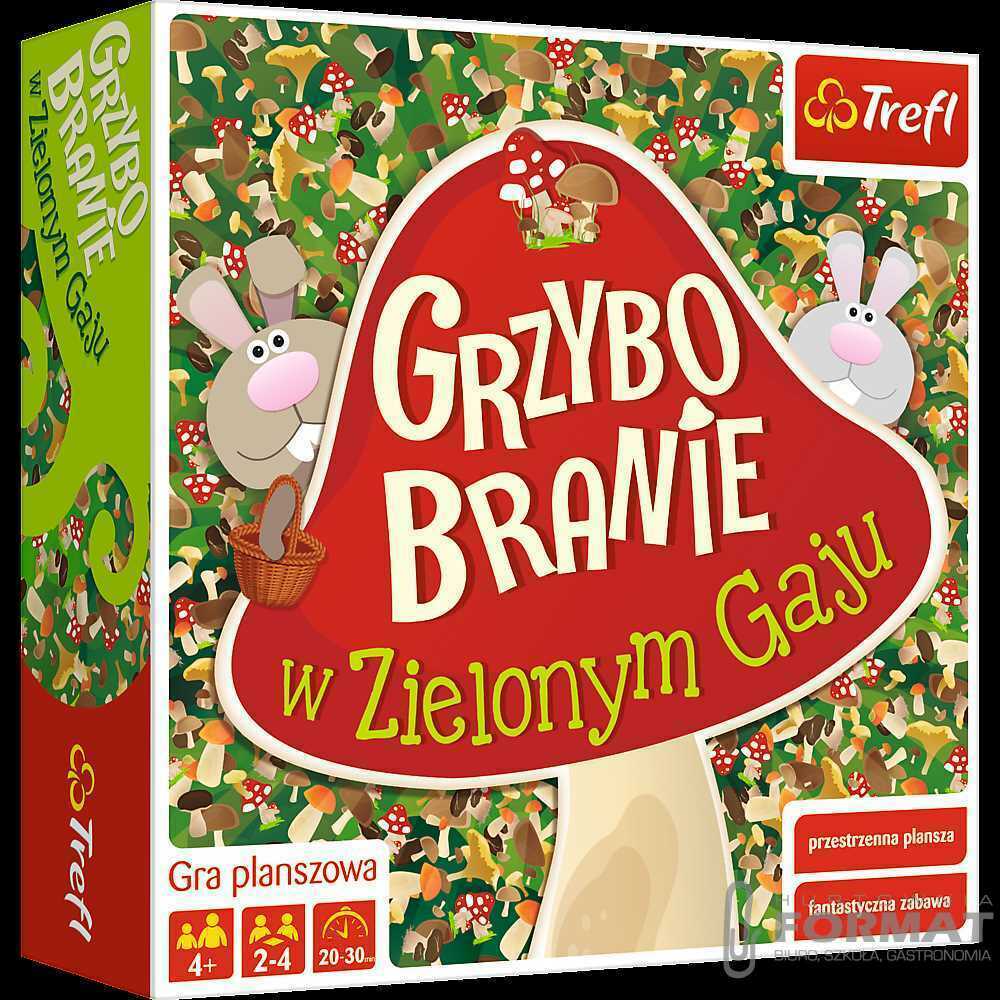 Grzybobranie w zielonym gaju. Gra. Trefl 00988 1