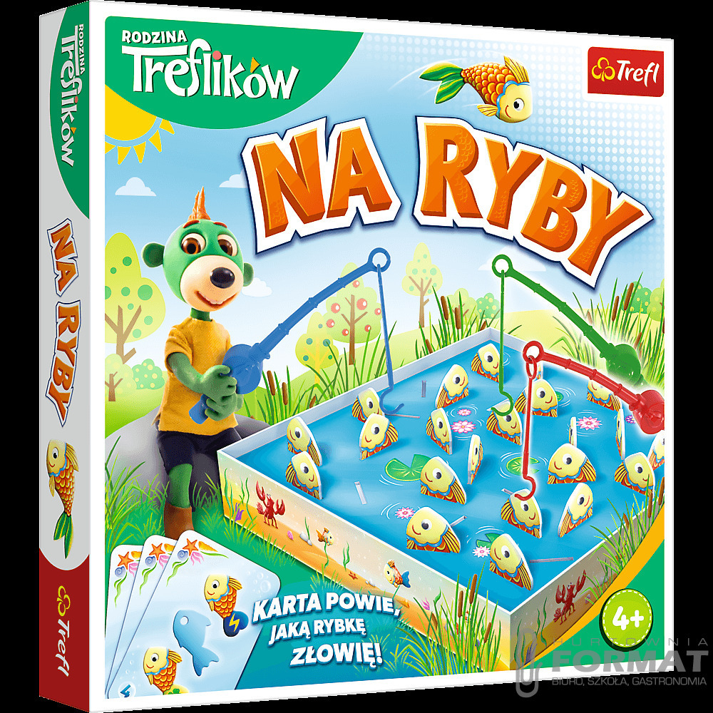 Rodzina Treflików Na Ryby, gra zręcznościowa Trefl 1