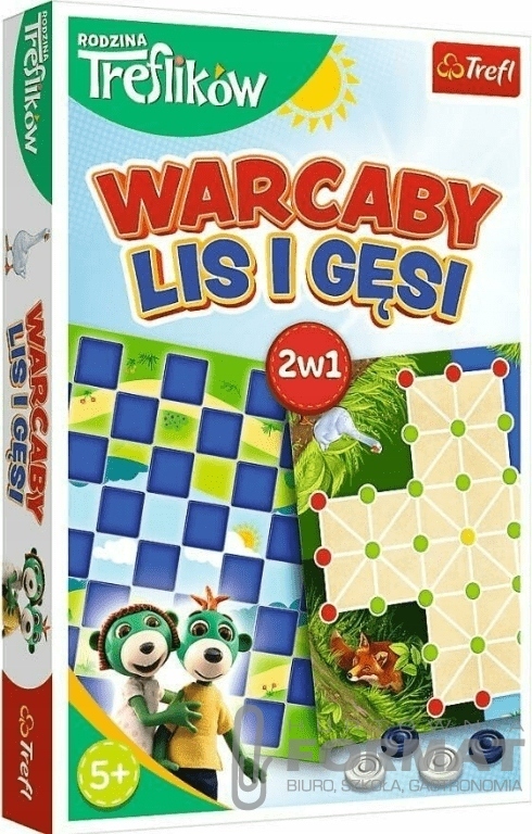 Gra 2w1. Warcaby, Lis i Gęsi 02301 1