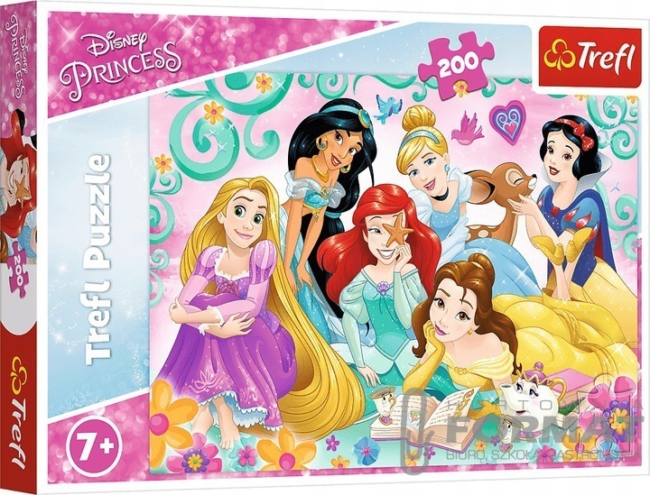 Puzzle 200el Radosny świat księżniczek. Disney Pri 1