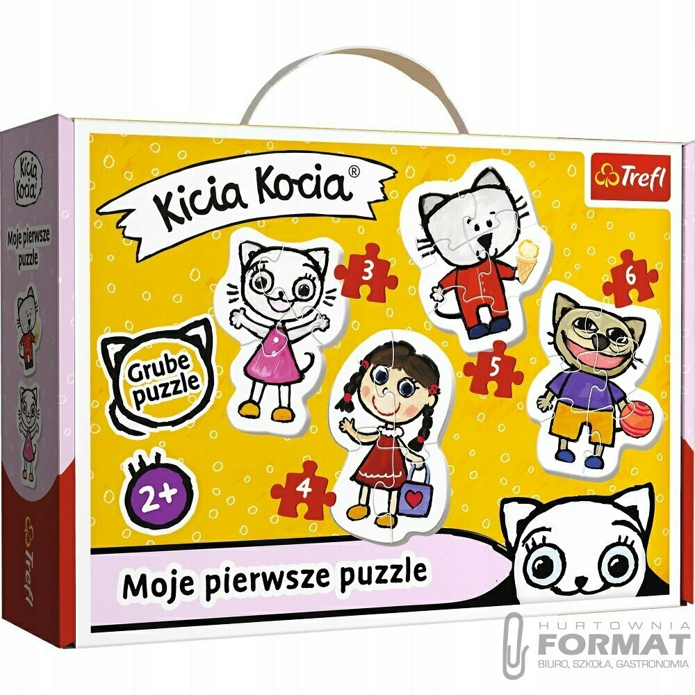 Puzzle Baby Classic Wesoła Kicia Kocia Media Rodzi 1