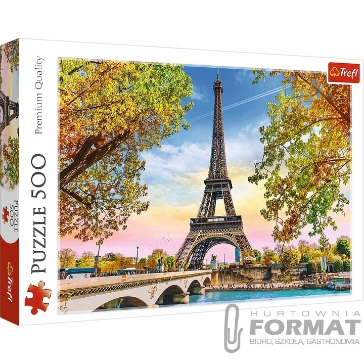 Puzzle 500 Romantyczny Paryż TREFL 37330 1