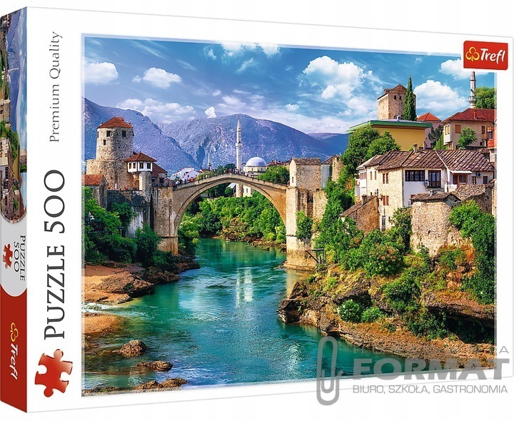 Puzzle 500 el. Stary Most w Mostarze Trefl 37333 1