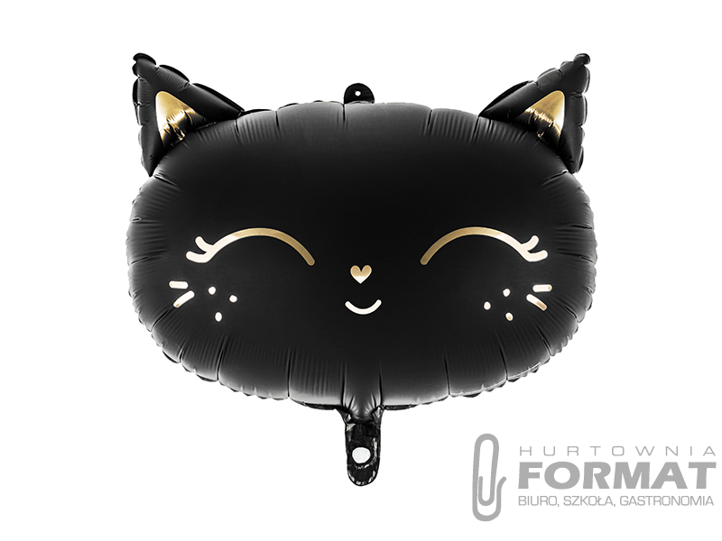 Balon foliowy Kotek, 48x36cm, czarny 1