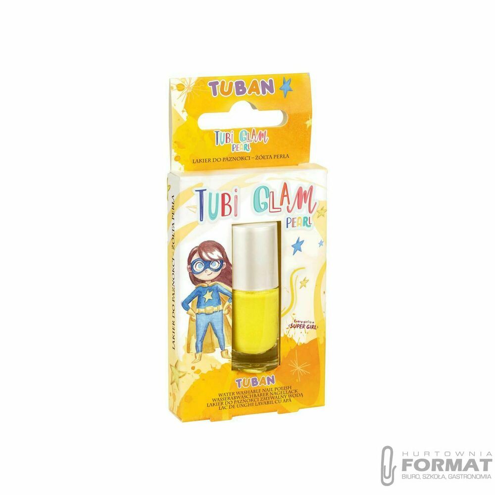 Lakier do paznokci Tuban Tubi glam perłowy żółty kolor: żółta (TU3461) 1