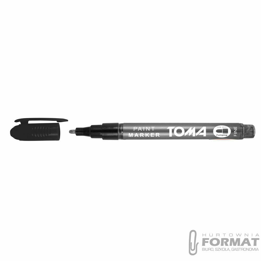 Marker olejowy Toma, srebrny 1,5mm okrągła końcówka 1