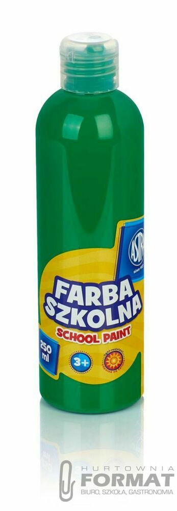 Farba szkolna Astra 250 ml zielona jasna 1