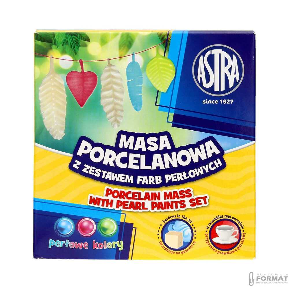 Masa porcelanowa z zestawem farb perłowych ASTRA 1