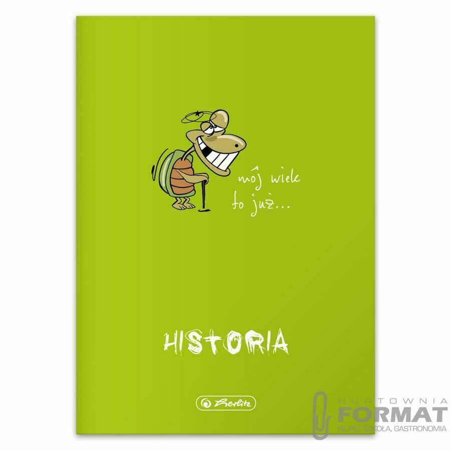 Zeszyt Herlitz Historia Eco PP 9500035 A5 60k. 70g kratka (400197978) 1