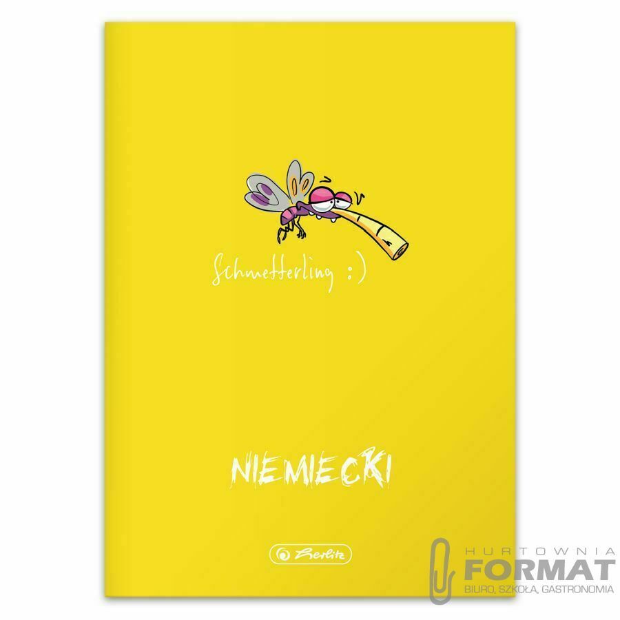 Zeszyt Herlitz J.niemiecki Eco PP 9500066 A5 60k. 70g kratka (400197977) 1