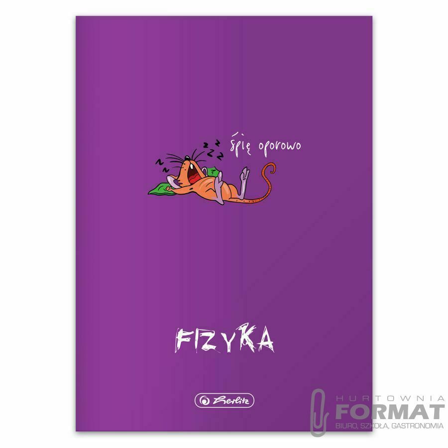 Zeszyt Herlitz Fizyka Eco PP 9500080 A5 60k. 70g kratka (400198103) 1