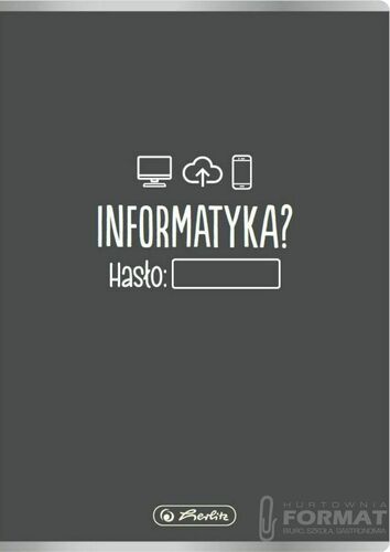 Zeszyt A5/60k kratka Herlitz Informatyka 1