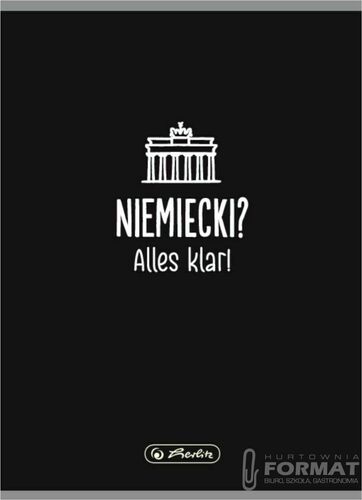 Zeszyt A5/60k kratka Herlitz Język Niemiecki 1