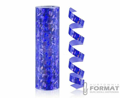 Serpentyna Godan holograficzna granatowa 4m niebiskie (PZ-SHGR) 1