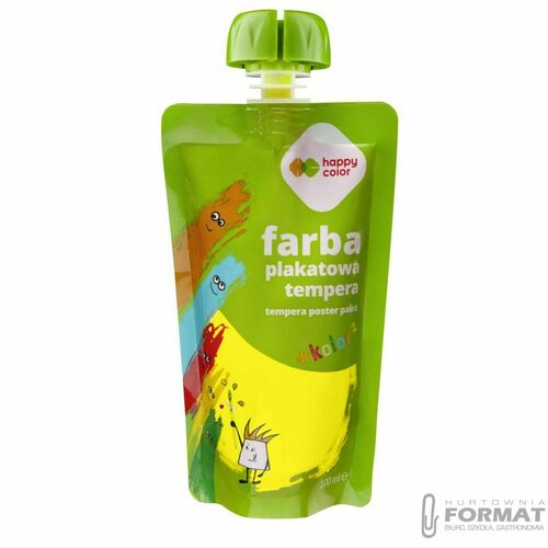 Farba tempera M&G kolor: żółty 100ml 1 kolor. (HA HA 3310 0100-1) 1