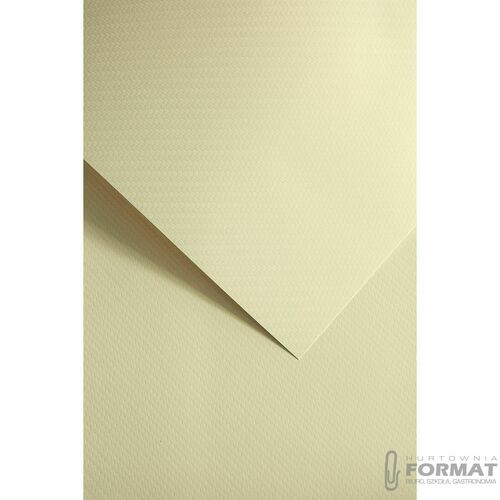 Papier ozdobny (wizytówkowy) Galeria Papieru batyst kremowy A4 kremowy 180g (204112) 1