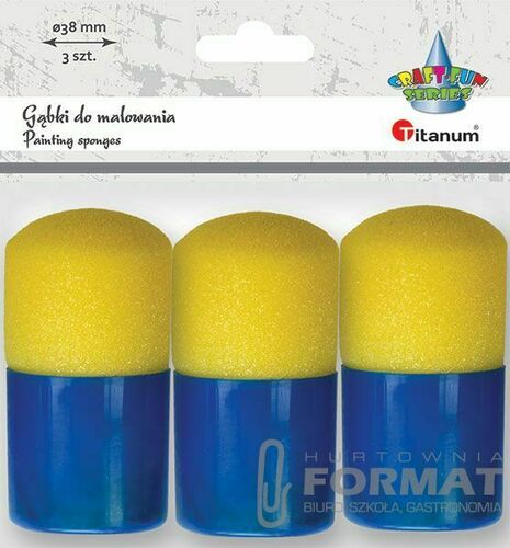 Pędzel Titanum Craft-Fun Series gąbka do malowania 3,8cm (20CH0522-1) 1