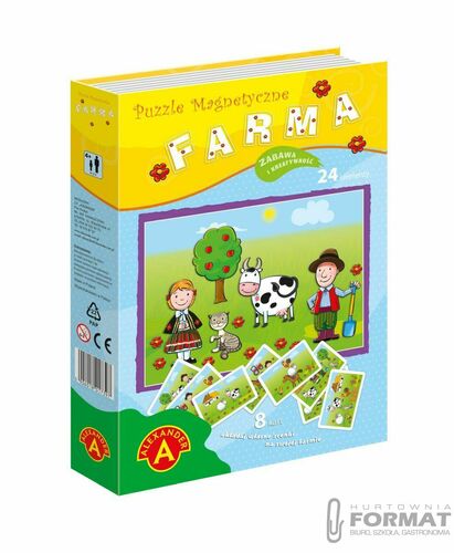 PUZZLE MAGNETYCZNE, UKŁADANKA - FARMA 1