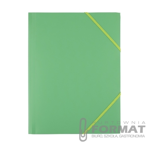 TECZKA PLASTIKOWA Z GUMKĄ ZIELONA 1