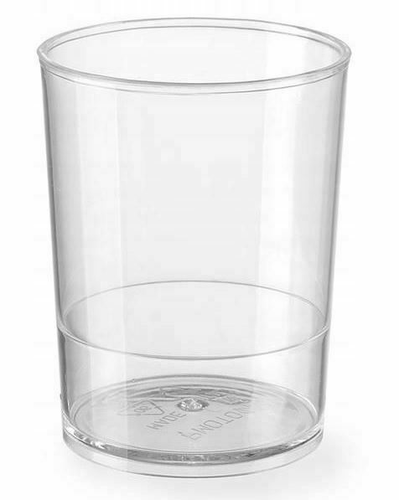 SZKLANKI PLASTIKOWE KUBKI NA WHISKY DESER LODY 250ml PRZEŹROCZYSTE 10szt 1
