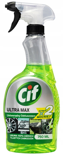Cif Ultra Max odtłuszczacz uniwersalny 750 ml ziel 1