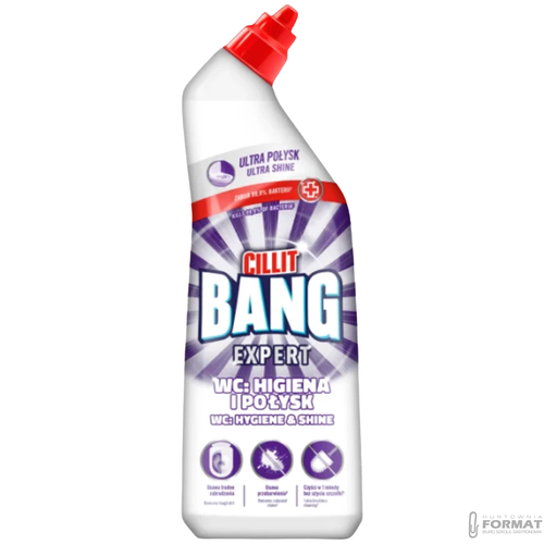 Cillit Bang Higiena i Połysk Żel do WC 750ML 1
