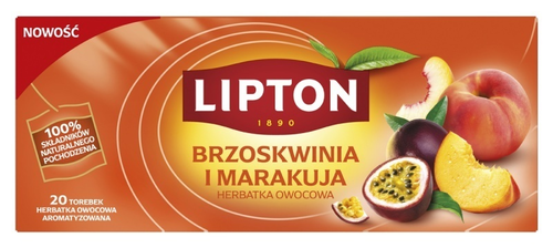 Lipton Herbata owocowa Brzoskwinia i marakuja 20 t 1