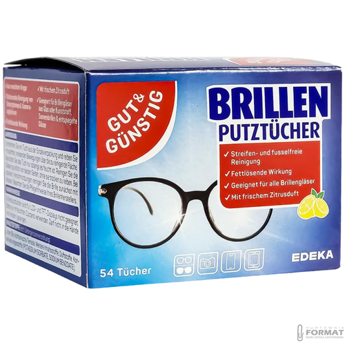 G&G Chusteczki do Czyszczenia Okularów Lemon 54 Sz 1