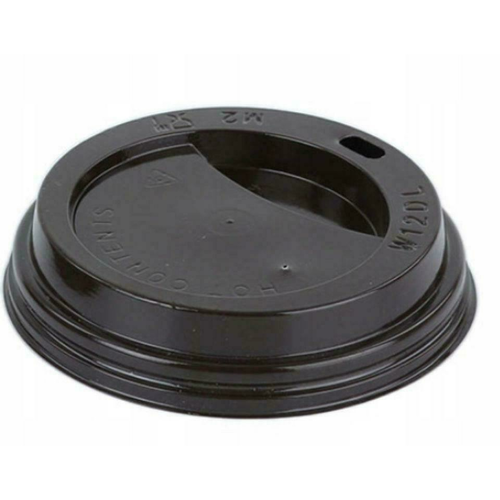 WIECZKO DO KUBKA PAP 90mm CZARNE PS 300/400ml a100 1