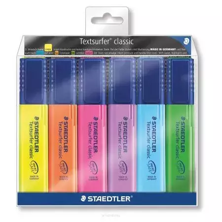 Zakreślacz Textsurfer Classic 6szt STEADTLER 1