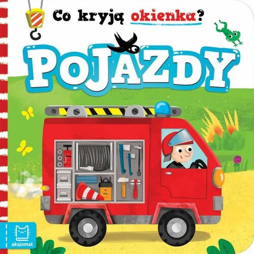 Książeczka edukacyjna Aksjomat Co kryją okienka? Pojazdy 1