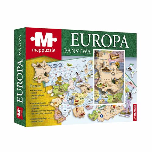 Mappuzzle - Europa Państwa Demart 1