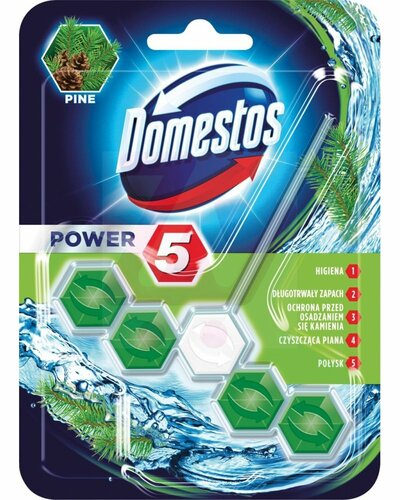 DOMESTOS POWER 5 PINE SOSNA ZAWIESZKA DO WC 1