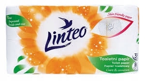 Papier toaletowy biały 3 warstwowy Linteo /8szt/ 1