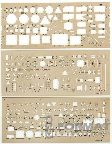 SZABLON ELEKTROTECHNICZNY KOHINOR 703071 1
