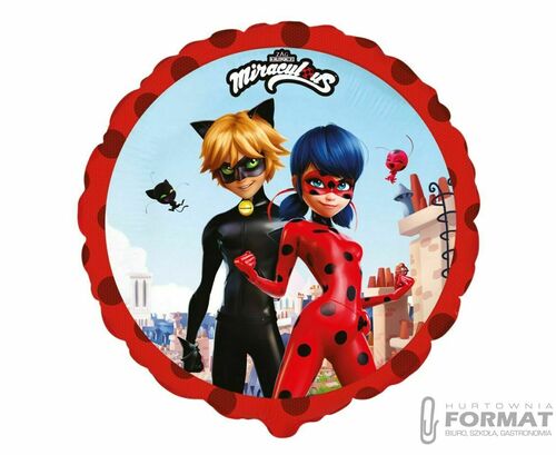 #FX18 Balon foliowy 18" FX - "Miraculous - Street" 1