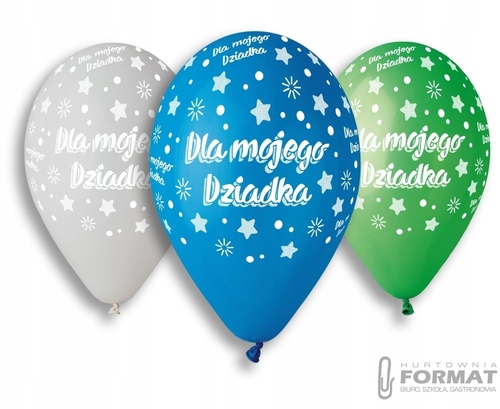 BALONY premium DLA MOJEJ DZIADKA dzień dziadka x5 1