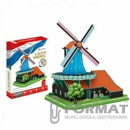 PUZZLE 3D CUBIC FUN WIATRAK HOLENDERSKI 71EL. 1