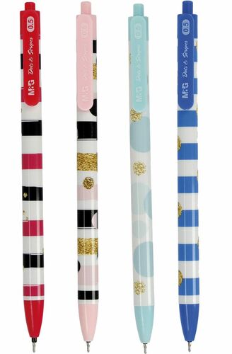 DŁUGOPIS M&G DOTS&STRIPES 1