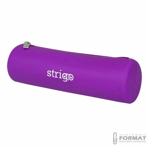 Strigo Piórnik silikonowy owalny fioletowy 1