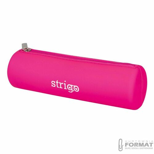 Strigo Piórnik silikonowy owalny różowy 1