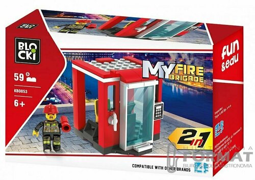 Blocki MyFireBrigade Straż Pożarna 59 ele. 1