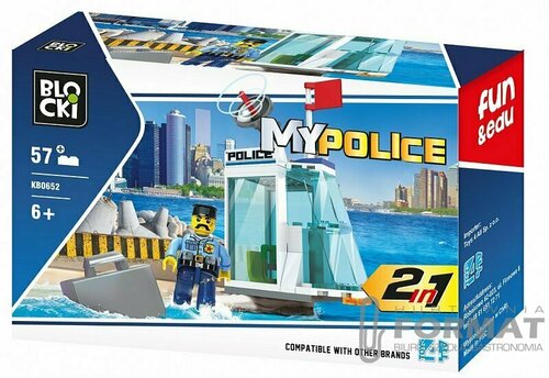 Blocki MyPolice 2w1 KB0652 57 elementów 1