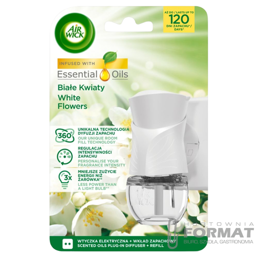 Air Wick Elektryczny odświeżacz powietrza Białe Kw 1