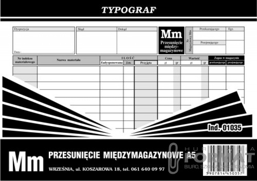 PRZESUNIĘCIE MIĘDZYMAGAZYNOWE MM A5 01035 1