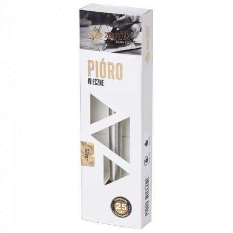 PIÓRO WIECZNE STALOWE SILVER ZENITH W ETUI 1