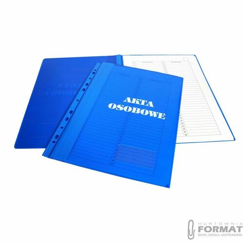 Skoroszyt akta osobowe niebieski Folprim 1
